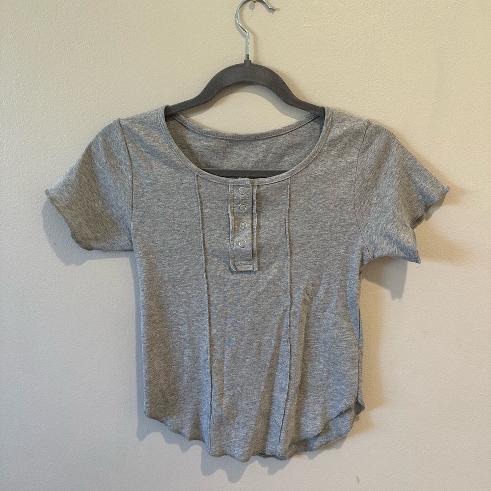 Gray Henley top